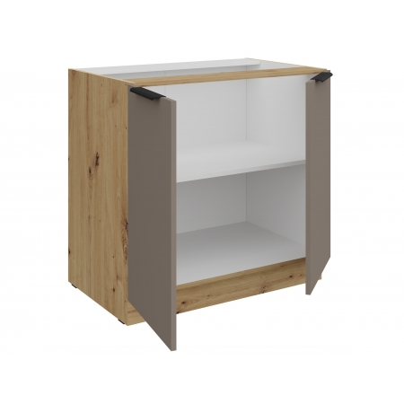 Szafka kuchenna 80 cm AURO 80 D 2F BB TA/AR antyfinger